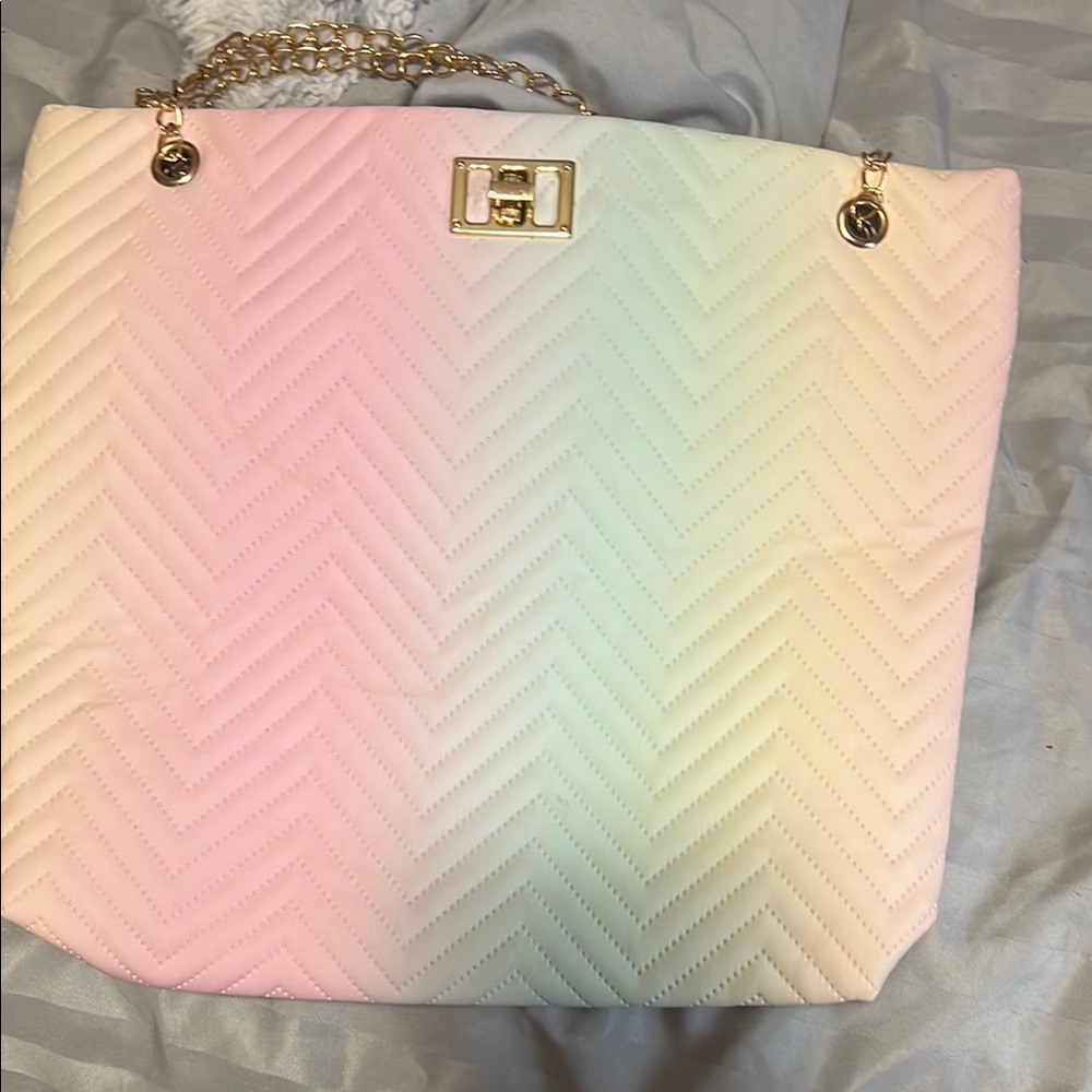 Pastel Quilted Women's Bag